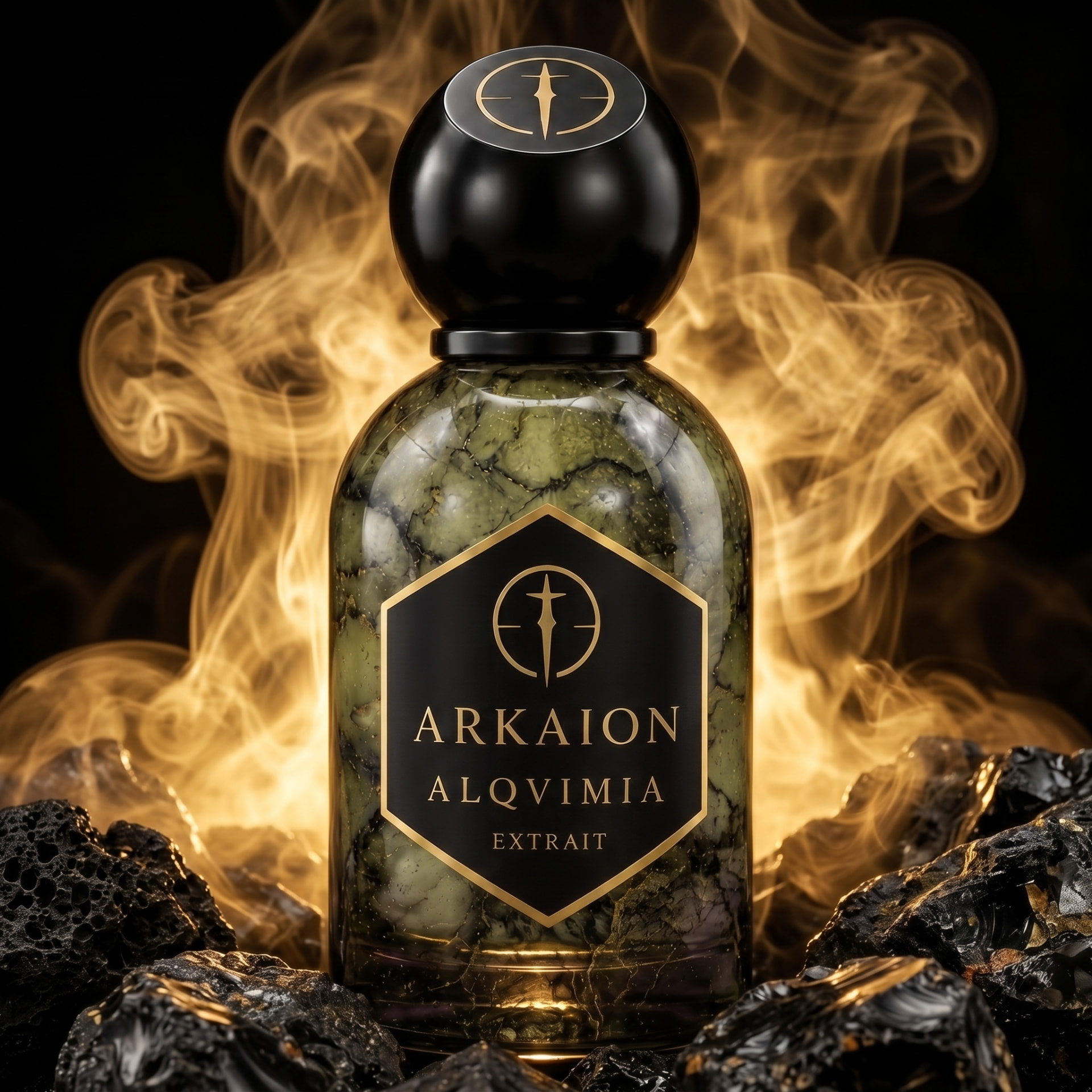 Frasco de ALQVIMIA Extrait de Parfum ARKAION